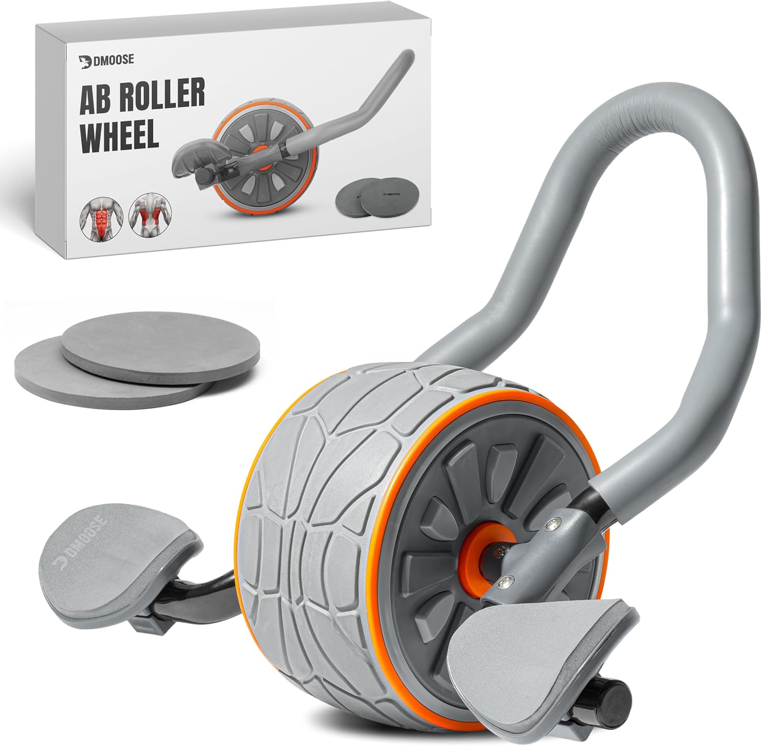 Ab Roller Wheel With Elbow Support - Kółko do ćwiczeń mięśni brzucha DMoose